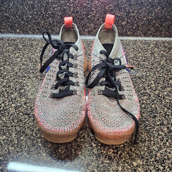 Nike Air VaporMax 2 Flyknit Shoes Womens 8 Sneakers Ultramarine Pink 942843-104 - Picture 6 of 12